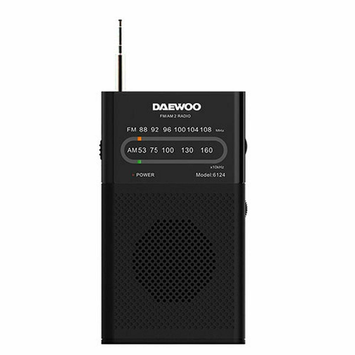Radio Portátil Daewoo DW1027 Negro