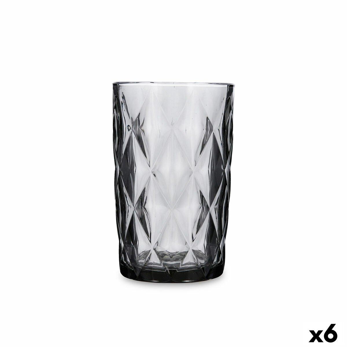 Vaso Quid Maia Azul Vidrio 400 ml (6 Unidades)