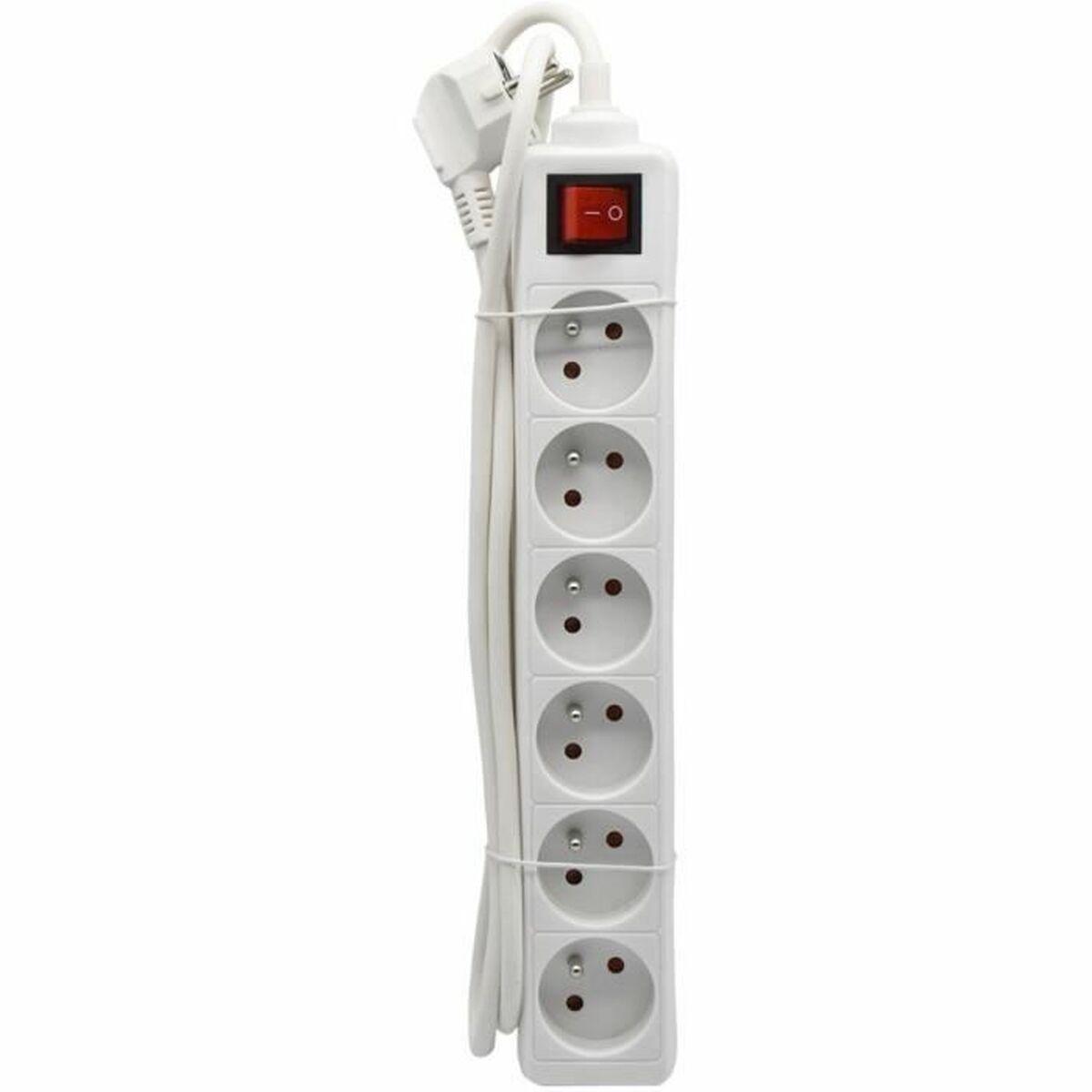 Regleta Enchufes 6 Tomas con Interruptor GAO (1,4 m)