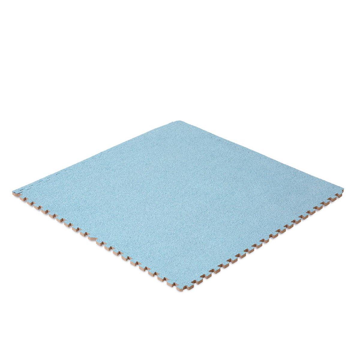Alfombra de juego 60 x 60 x 1 cm Azul 4 Piezas