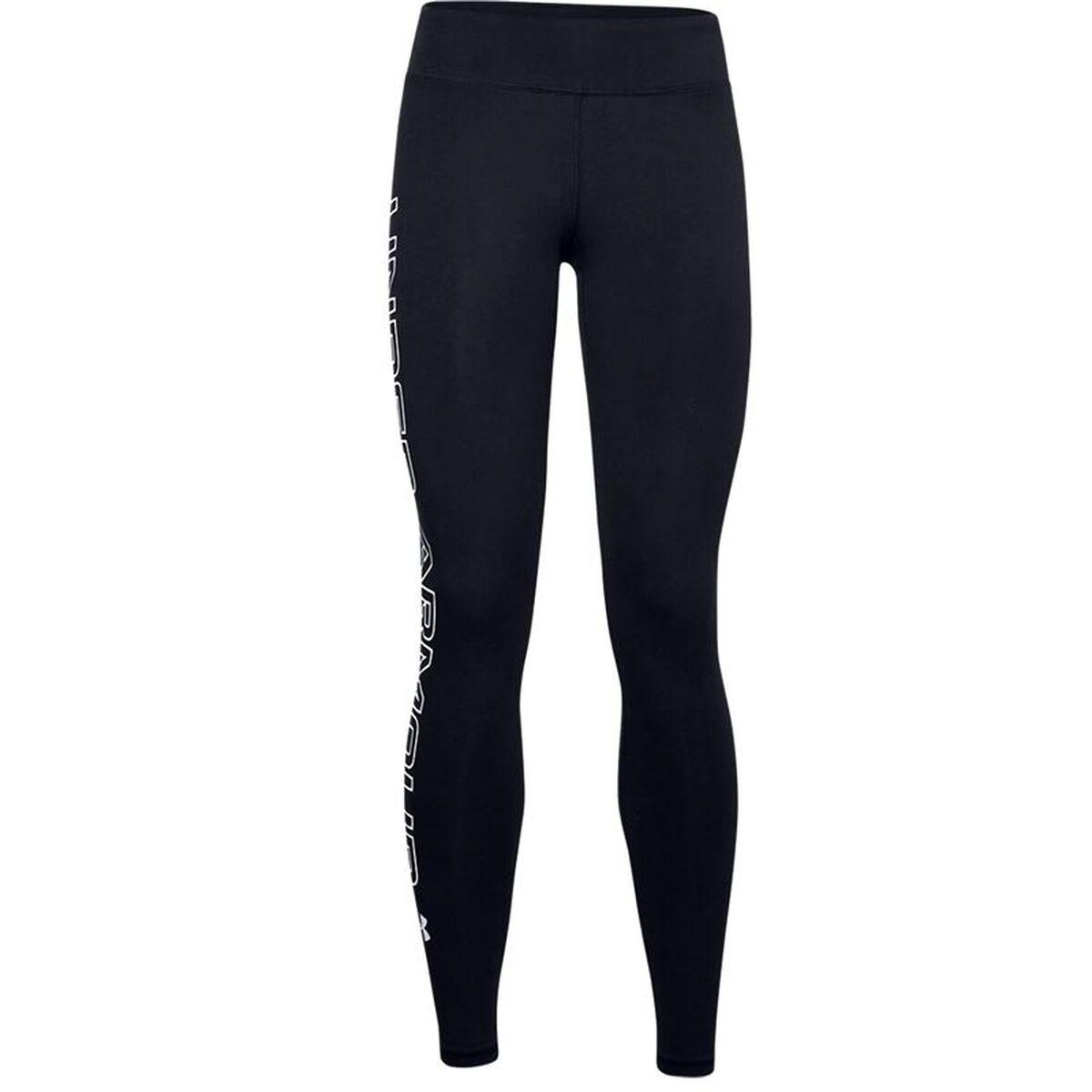 Mallas Deportivas de Mujer Under Armour Favorite Wordmark Negro