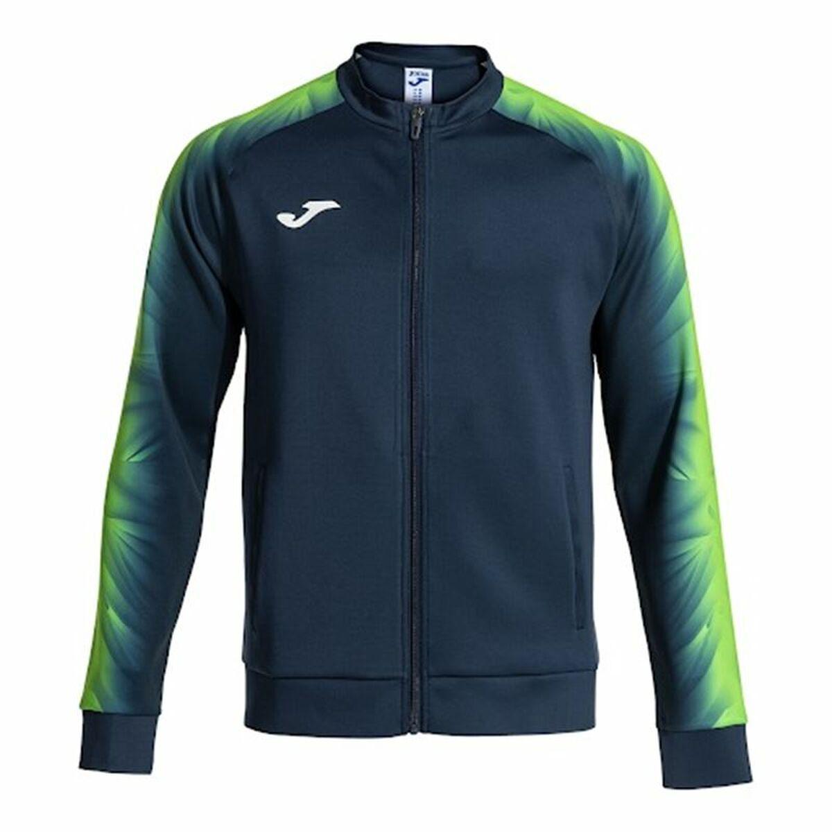 Chaqueta Deportiva para Hombre Joma Sport Elite XI Azul marino Verde limón (S)