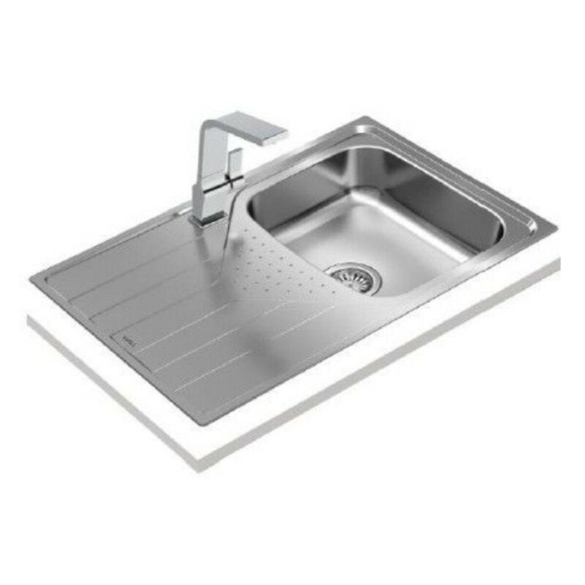Fregadero de Un Seno con Escurridor Teka 115110012 45 cm