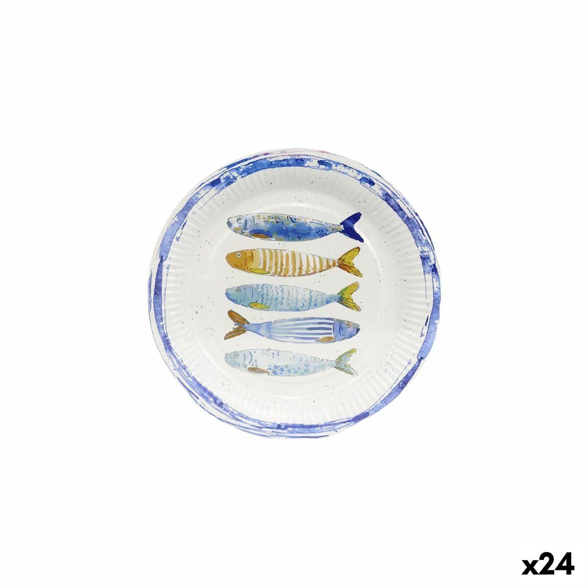 Set de Platos Inde 23 cm 8 Piezas (24 Unidades)