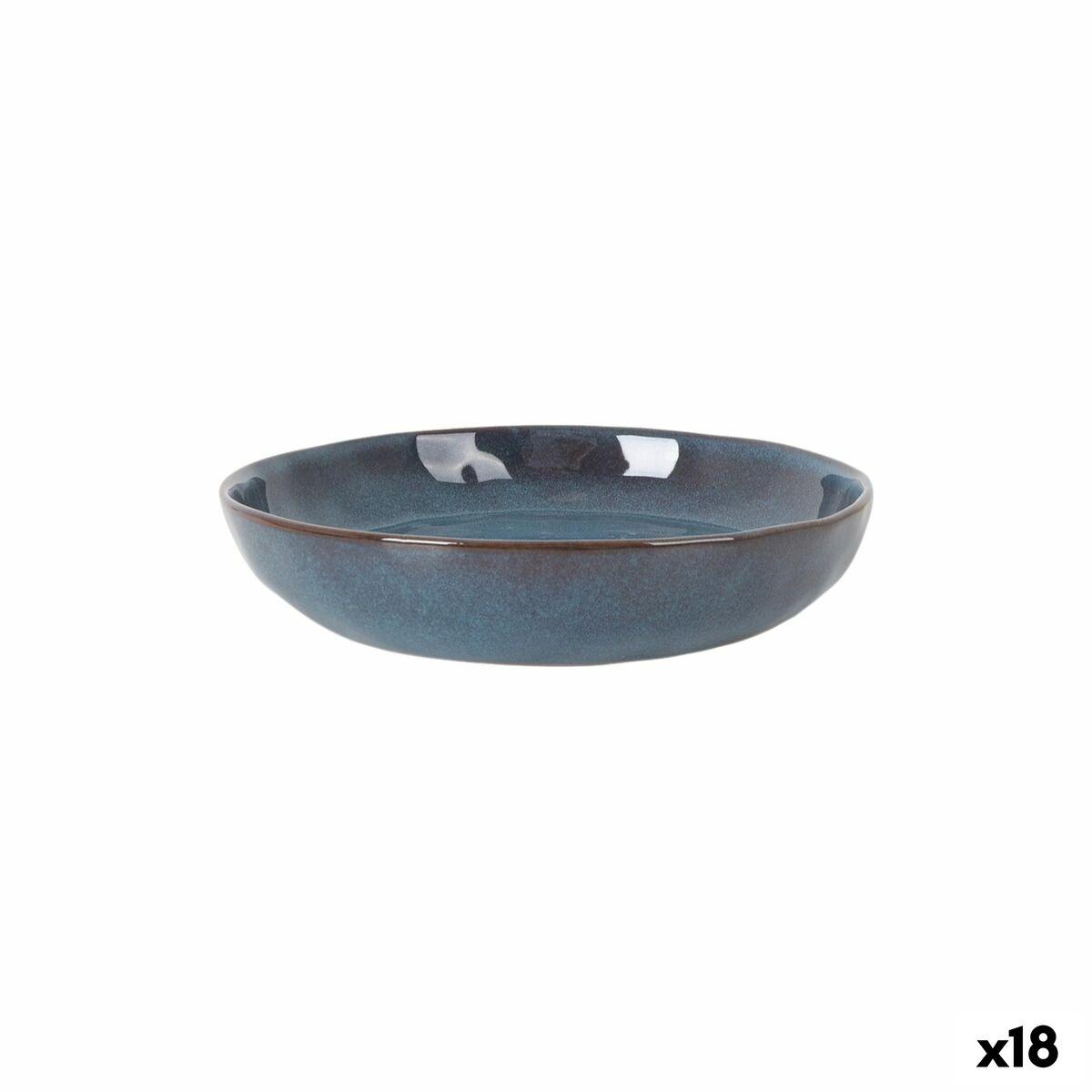 Plato Hondo Inde Morell Ø 21 cm (18 Unidades)