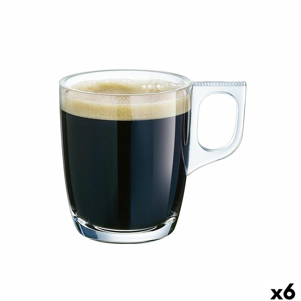 Juego de Tazas de Café Luminarc Nuevo Transparente Vidrio 90 ml (6 Unidades)