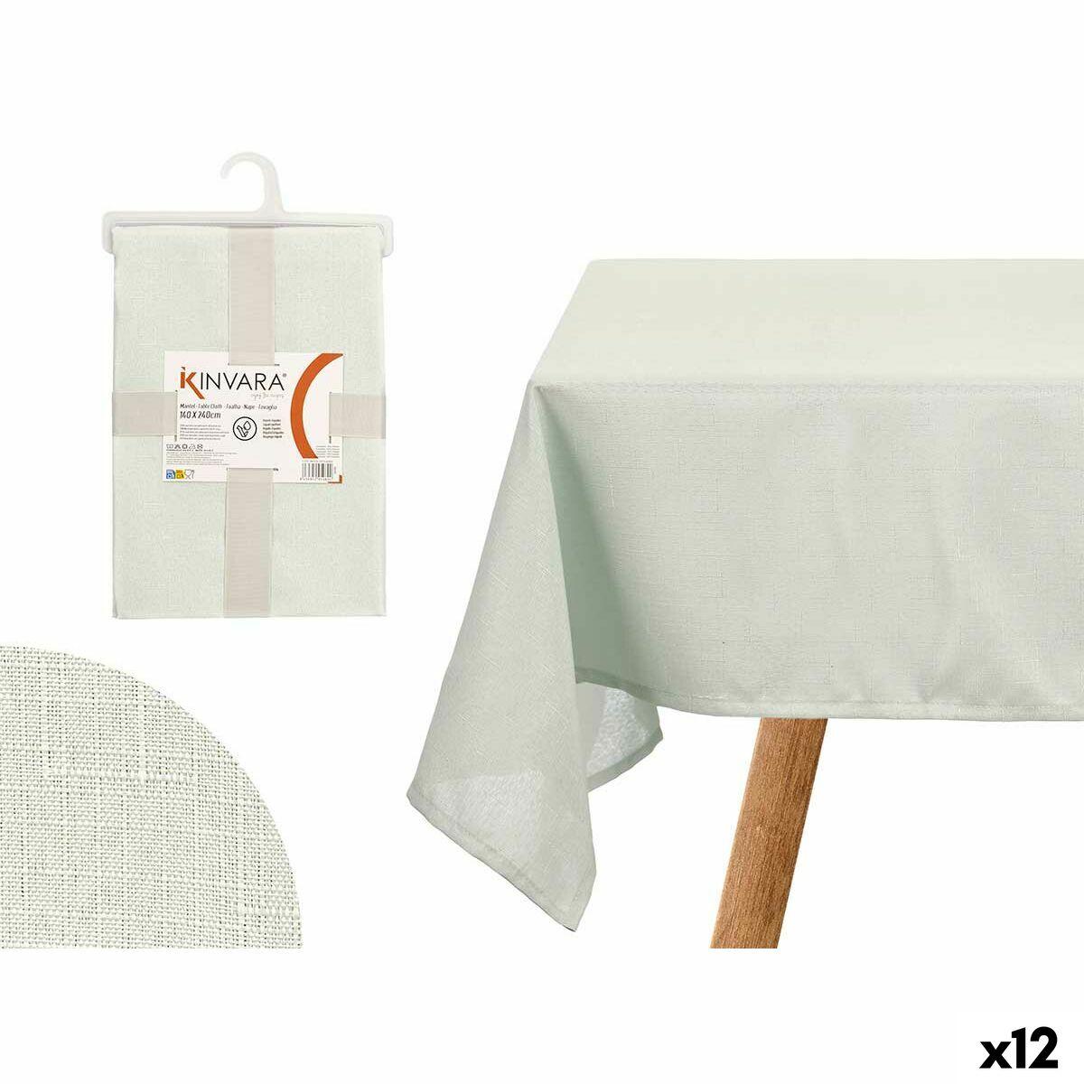 Mantel Kinvara Verde 140 x 240 cm (12 Unidades)