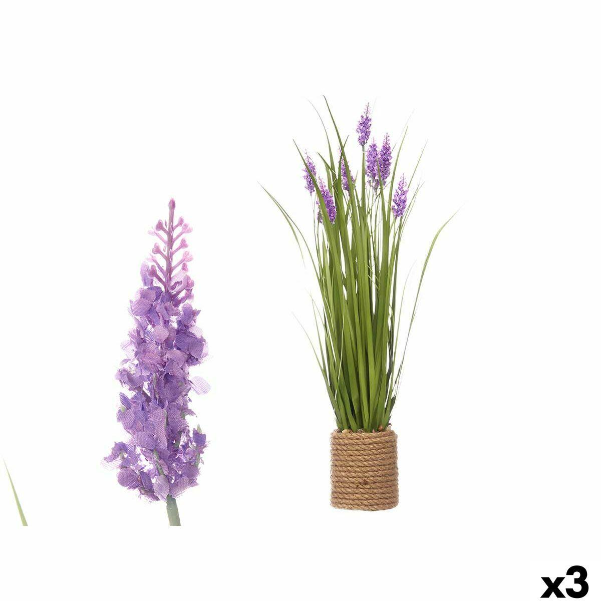 Planta Decorativa Ibergarden Cuerda Plástico Piedras 30 x 70 x 30 cm 30 x 69 x 30 cm (3 Unidades)