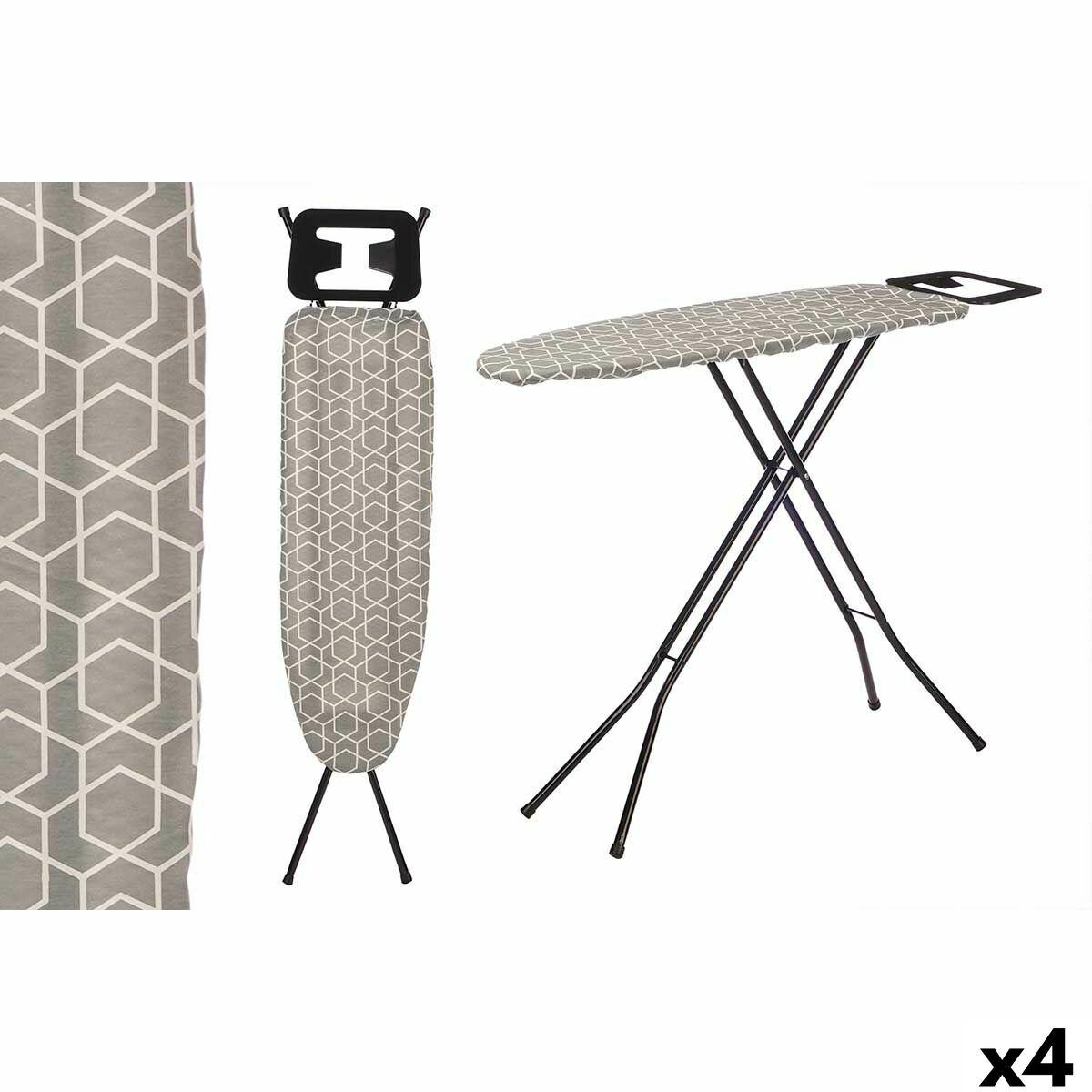 Tabla de Planchar Kipit Blanco Gris Metal Tela (4 Unidades)