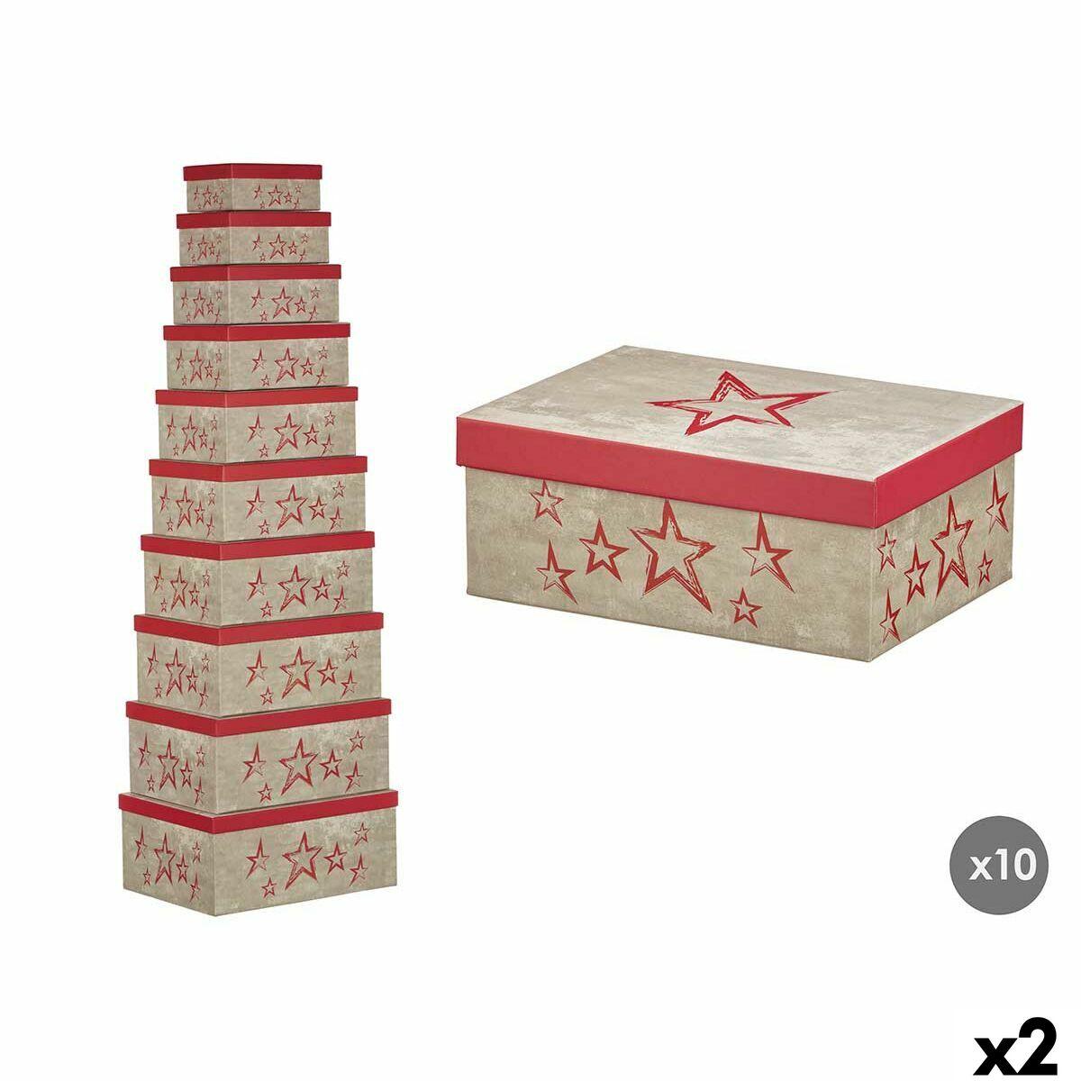 Caja Decorativa Pincello Rosa Cartón (2 Unidades)
