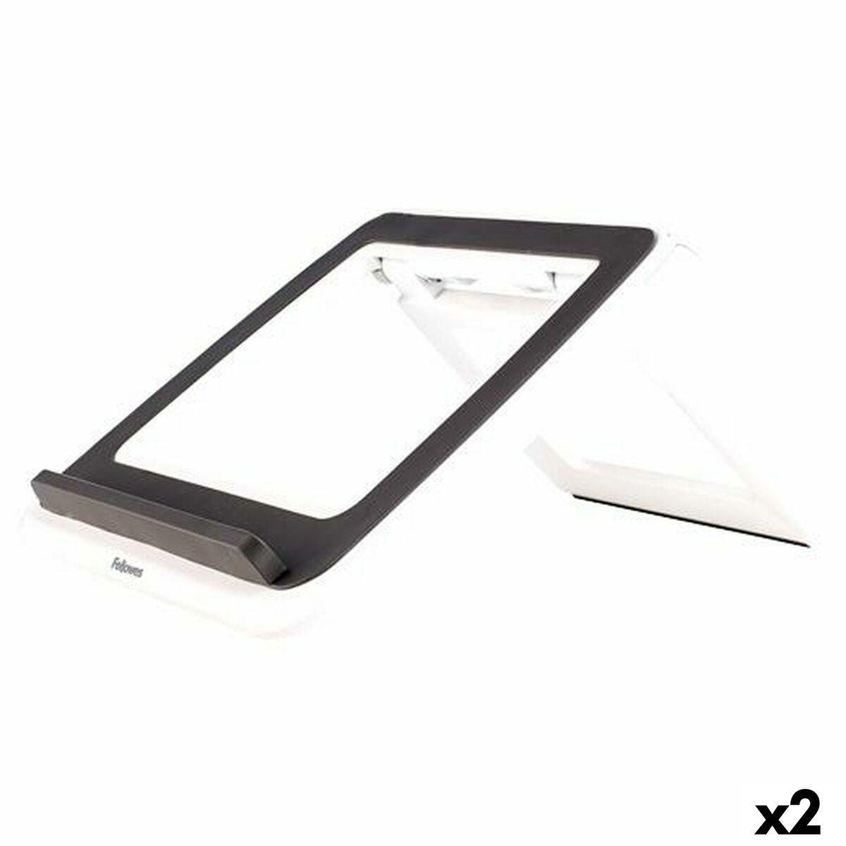 Soporte para Tablet Fellowes I-SPIRE Blanco Negro 4,2 x 32 x 28,6 cm (2 Unidades)