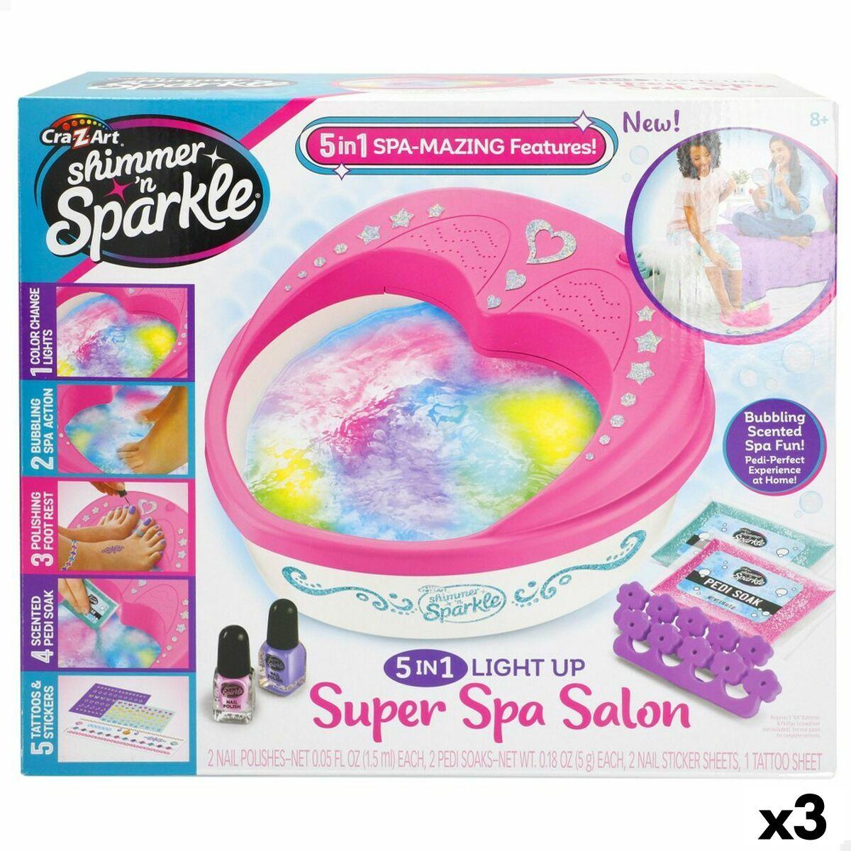 Kit Creación de Pulseras Cra-Z-Art 27 x 16 x 30 cm Spa de pedicura (3 Unidades)