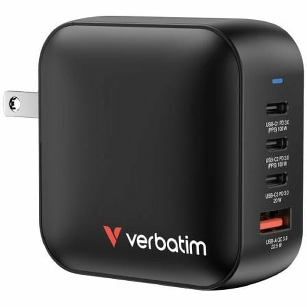Cargador de Pared Verbatim 32231 Negro 100 W