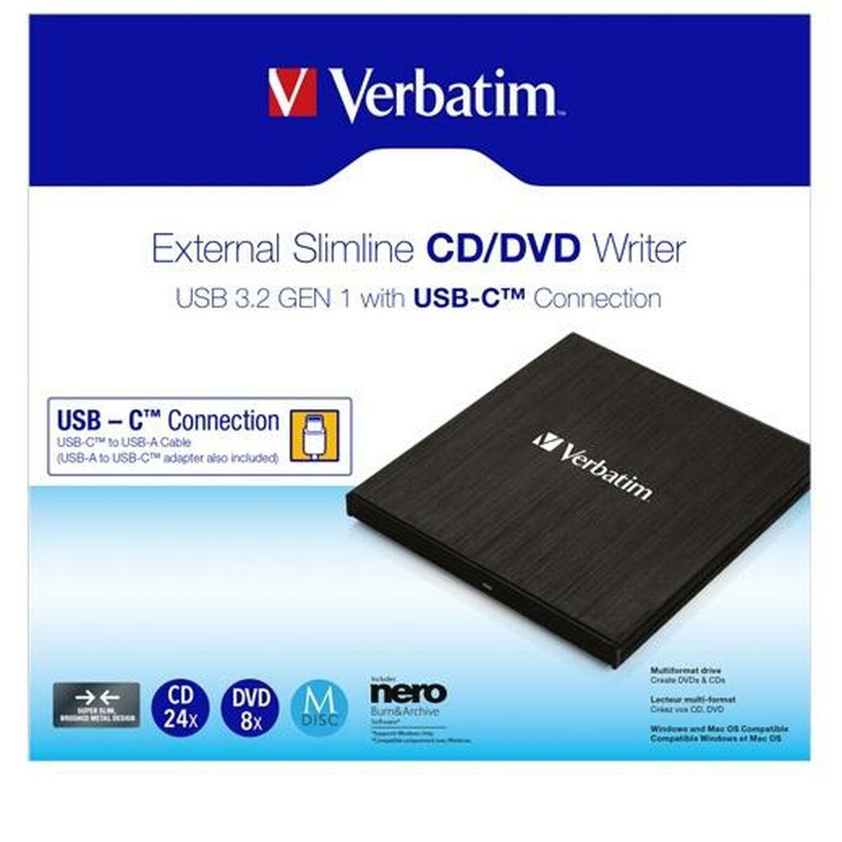 Grabadora Externa Verbatim 43886