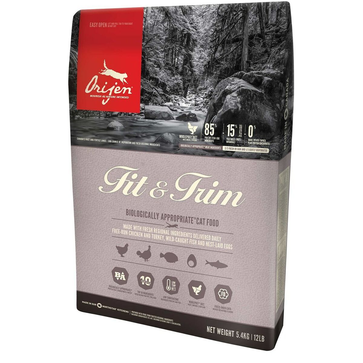 Comida para gato Orijen Pollo Pavo 5,4 kg