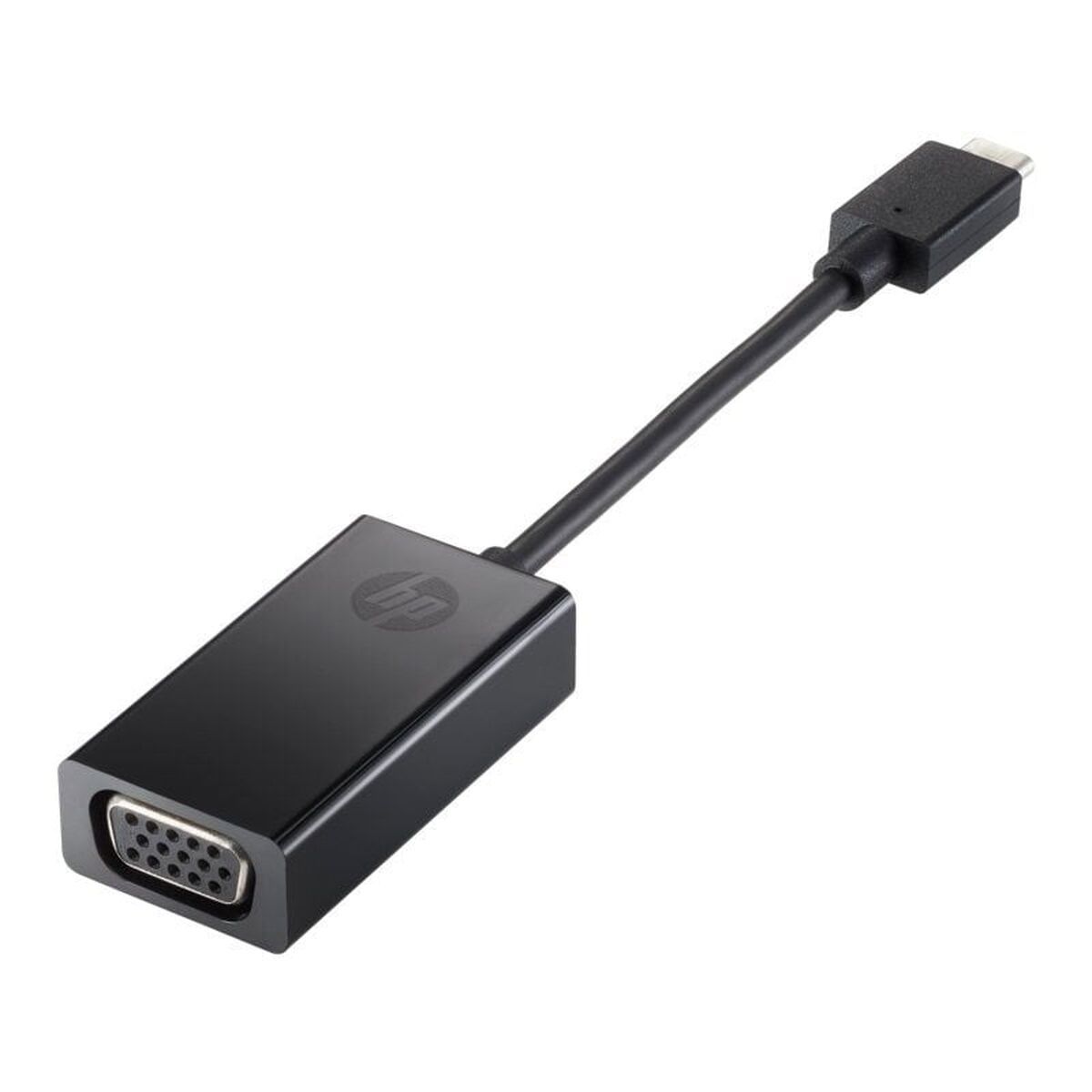 Adaptador USB-C a VGA HP 4SH06AA Negro