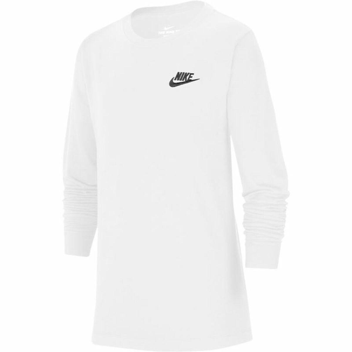 Camiseta de Manga Larga Niño Nike Sportswear Blanco