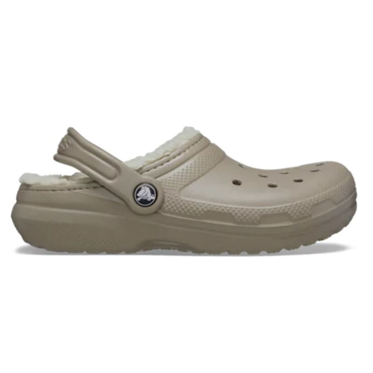Zuecos Crocs Classic Lined Clog K Marrón