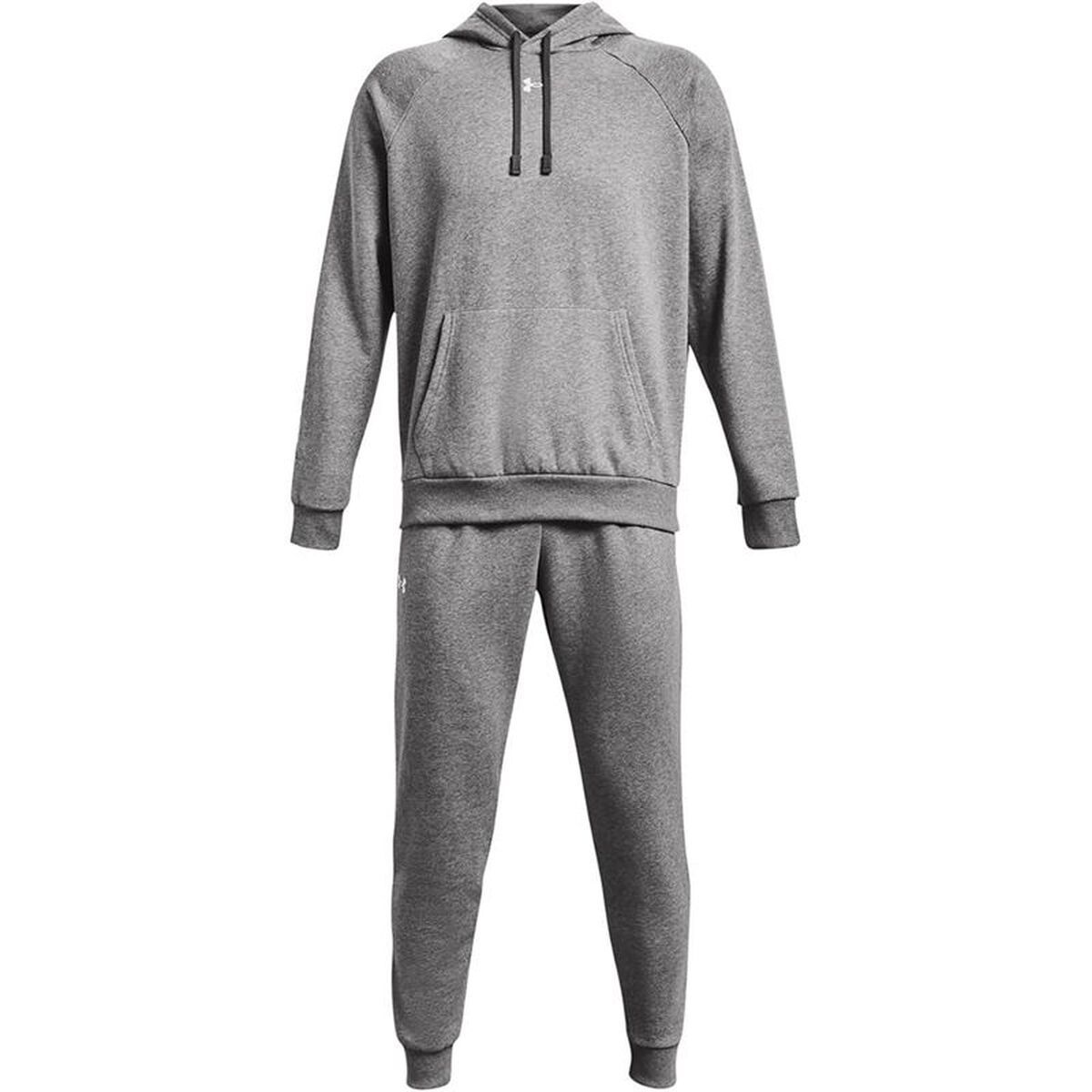 Chándal para Adultos Under Armour Rivale Fleece Gris Hombre