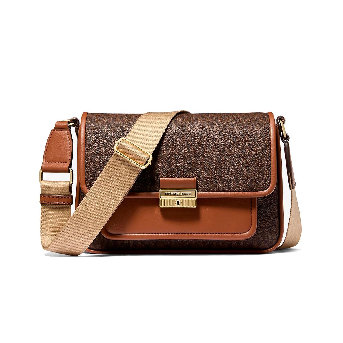 Bolso Bandolera Michael Kors BRADSHAW Marrón 24 x 16 x 6 cm