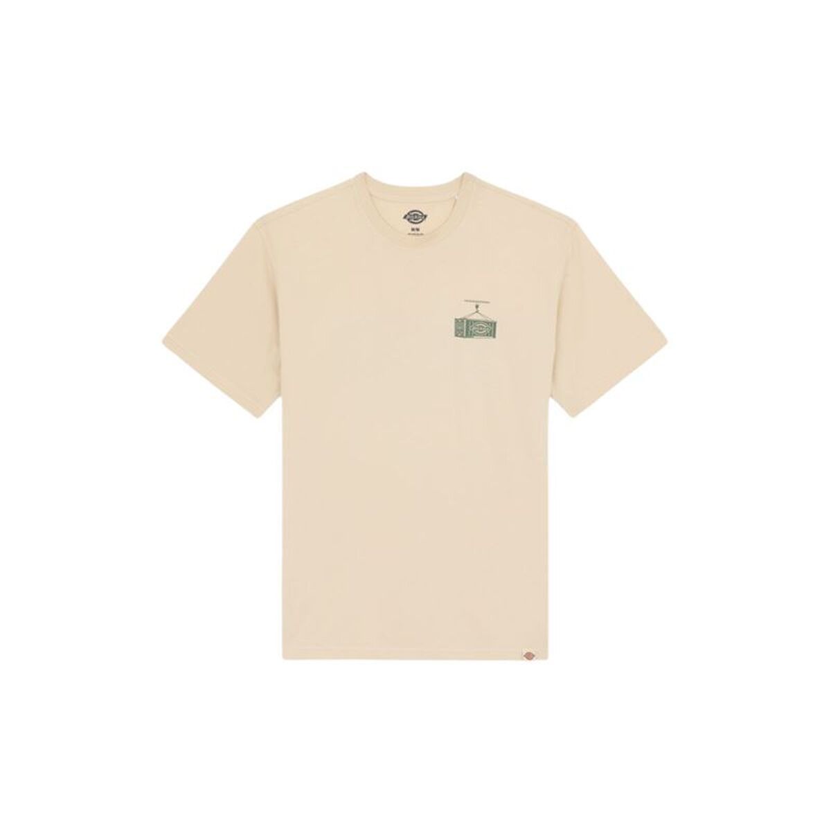 Camiseta de Manga Corta Hombre Dickies Apison Ss Beige
