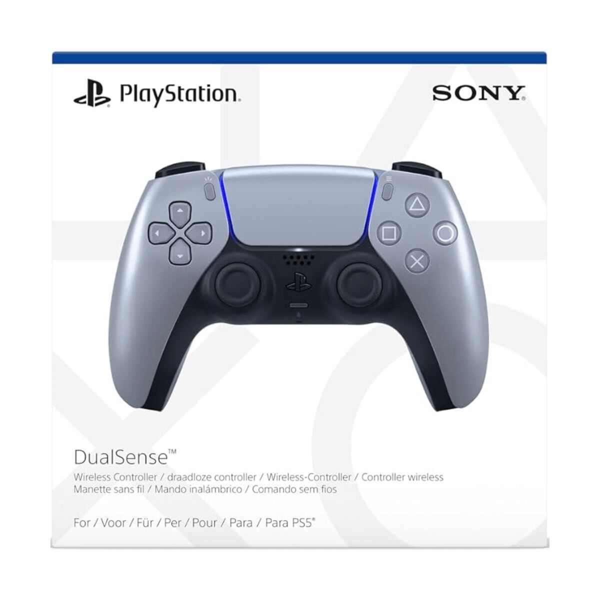 Mando PS5 DualSense Sony gamepad Plateado