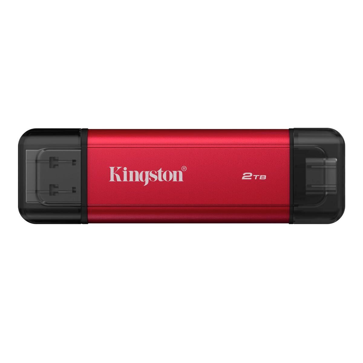 Disco Duro Externo Kingston SPSD/2TB Negro Rojo