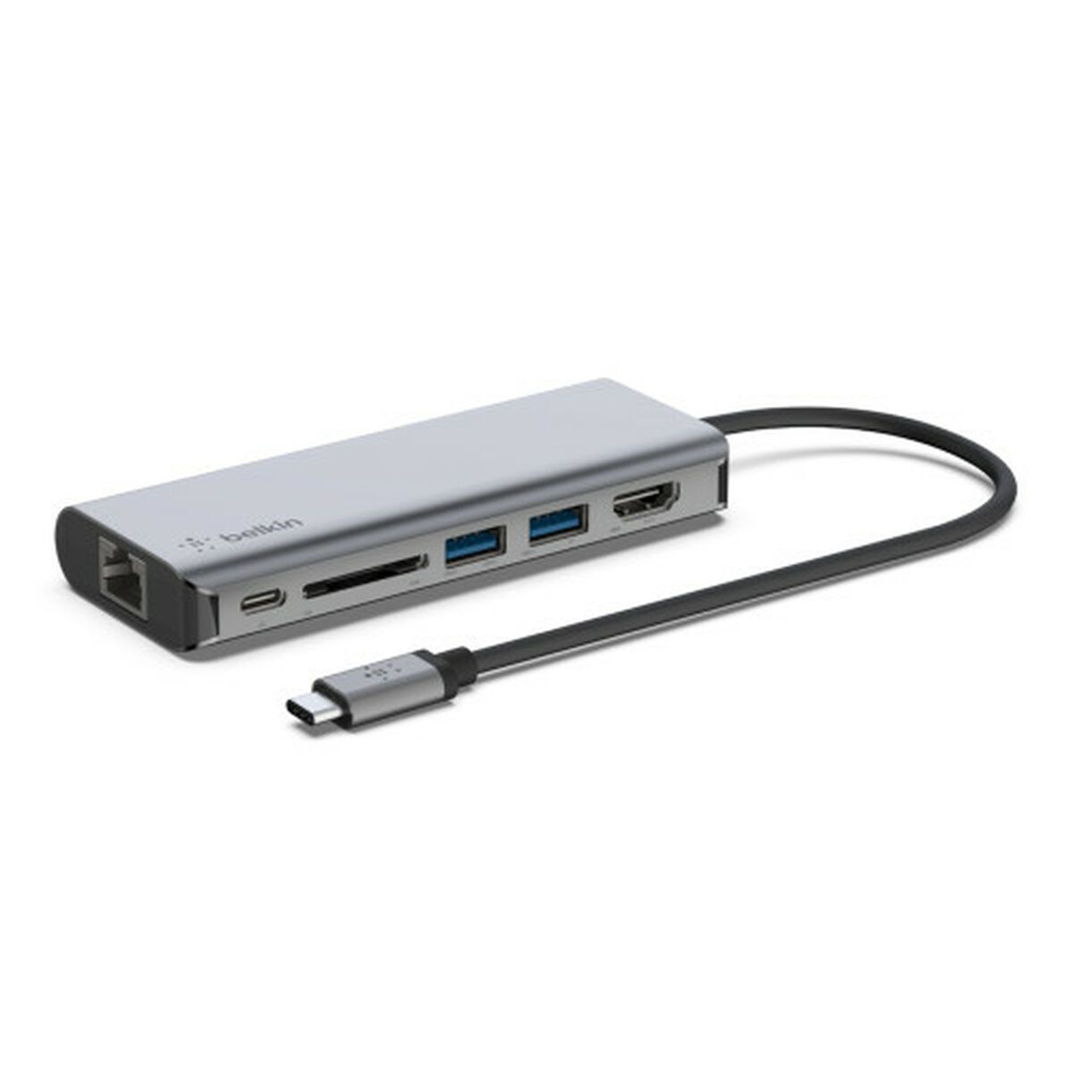 Hub USB Belkin AVC008BTSGY Plateado