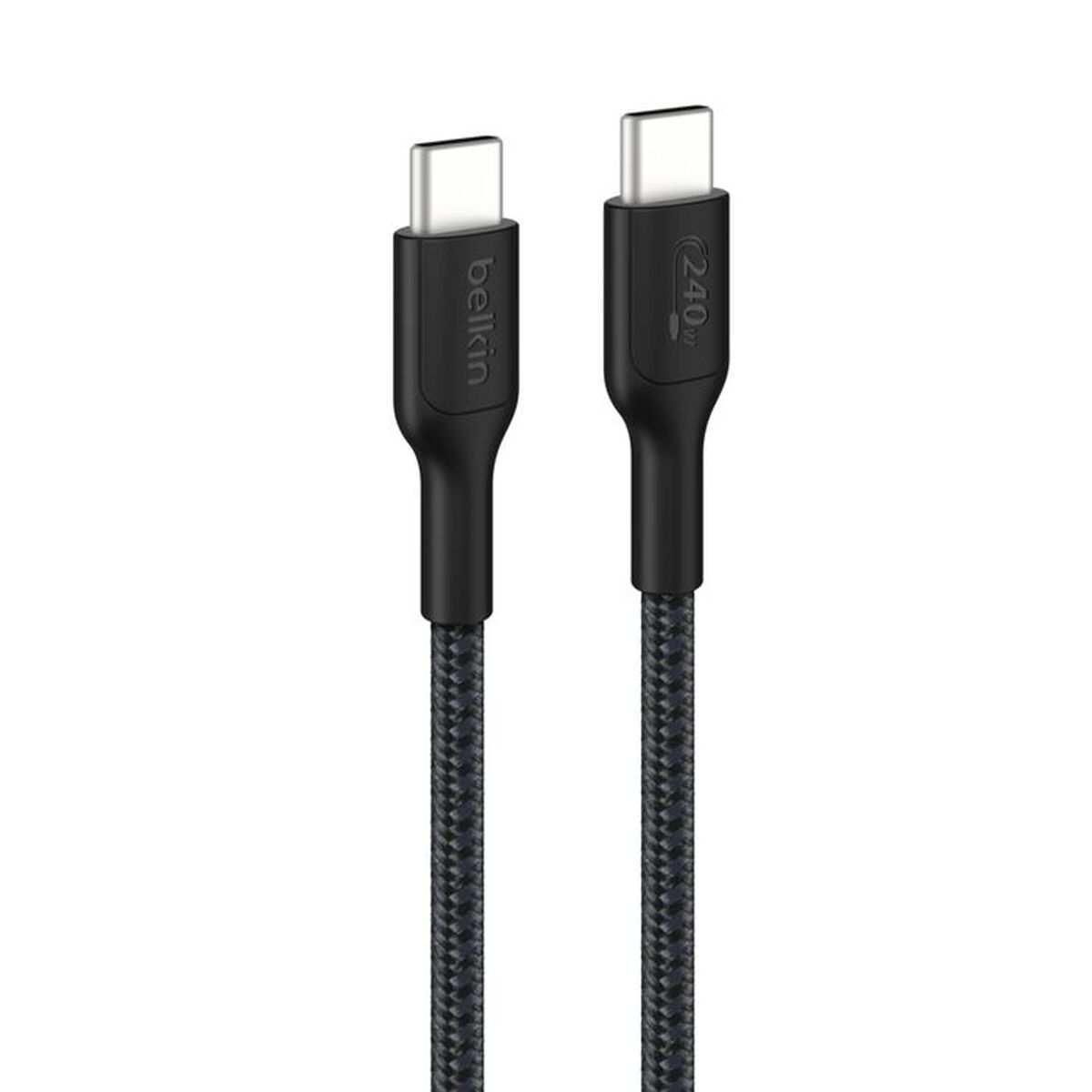 Cable USB-C a USB-C Belkin CAB025HQ1MBK Negro 1 m Carga rápida