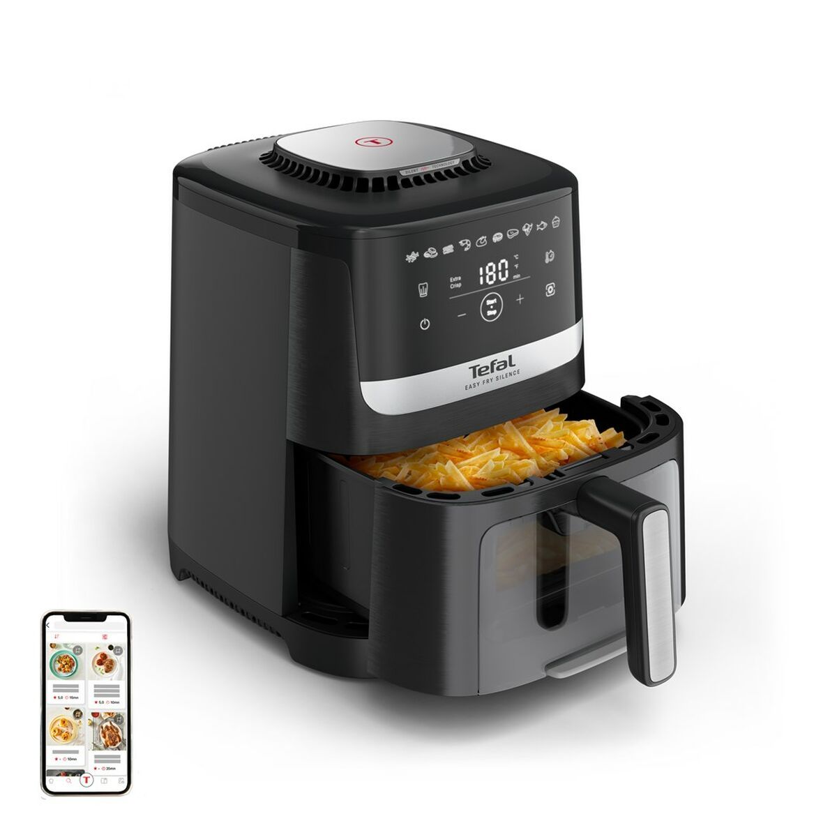 Freidora de Aire Tefal EY5568E0 Negro 5 L