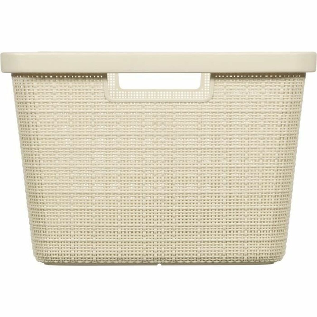 Cesto para la Ropa Curver Yute Blanco Plástico 45 L