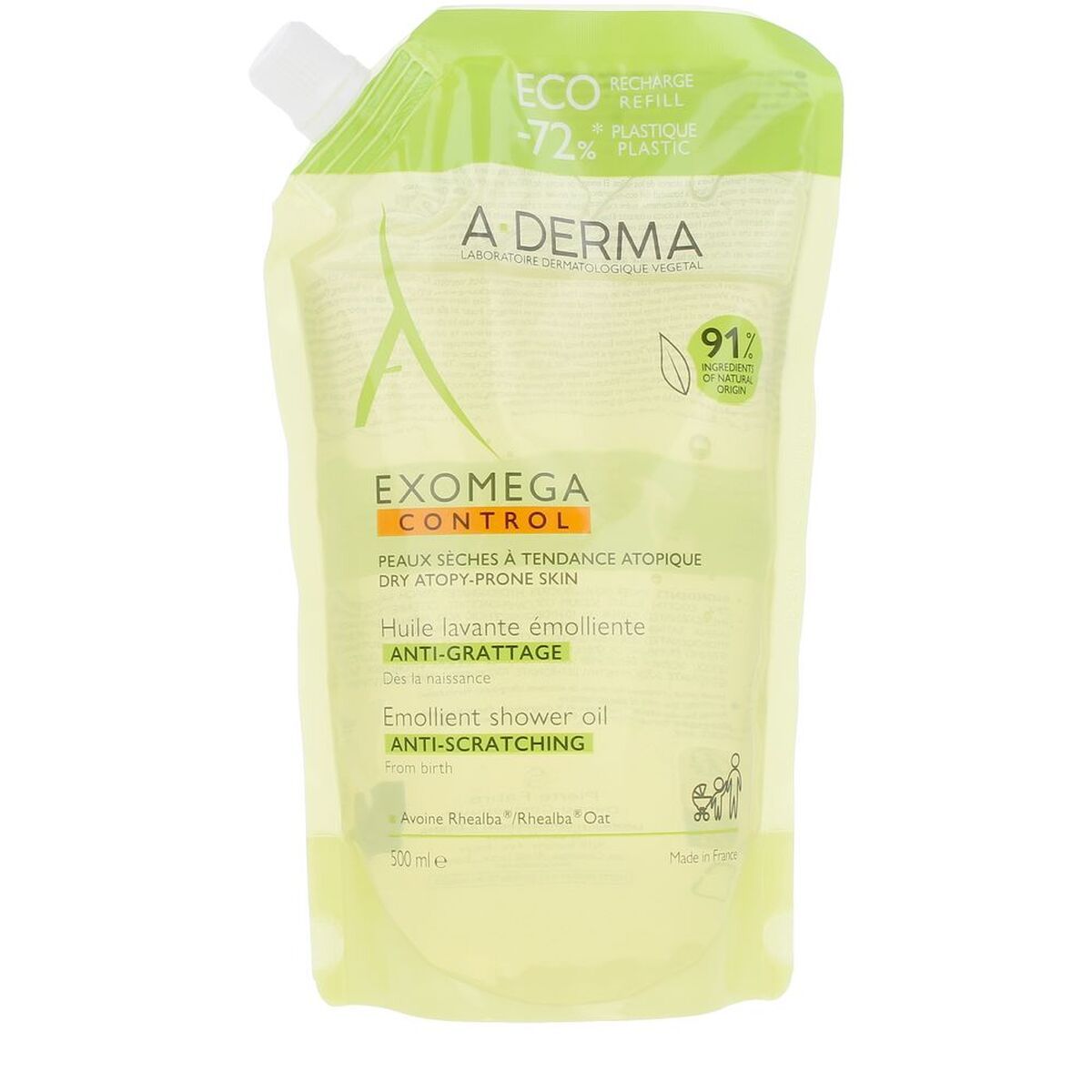 Aceite de Ducha A-Derma EXOMEGA CONTROL 500 ml