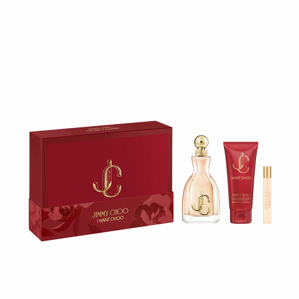 Set de Perfume Mujer Jimmy Choo I WANT CHOO 3 Piezas
