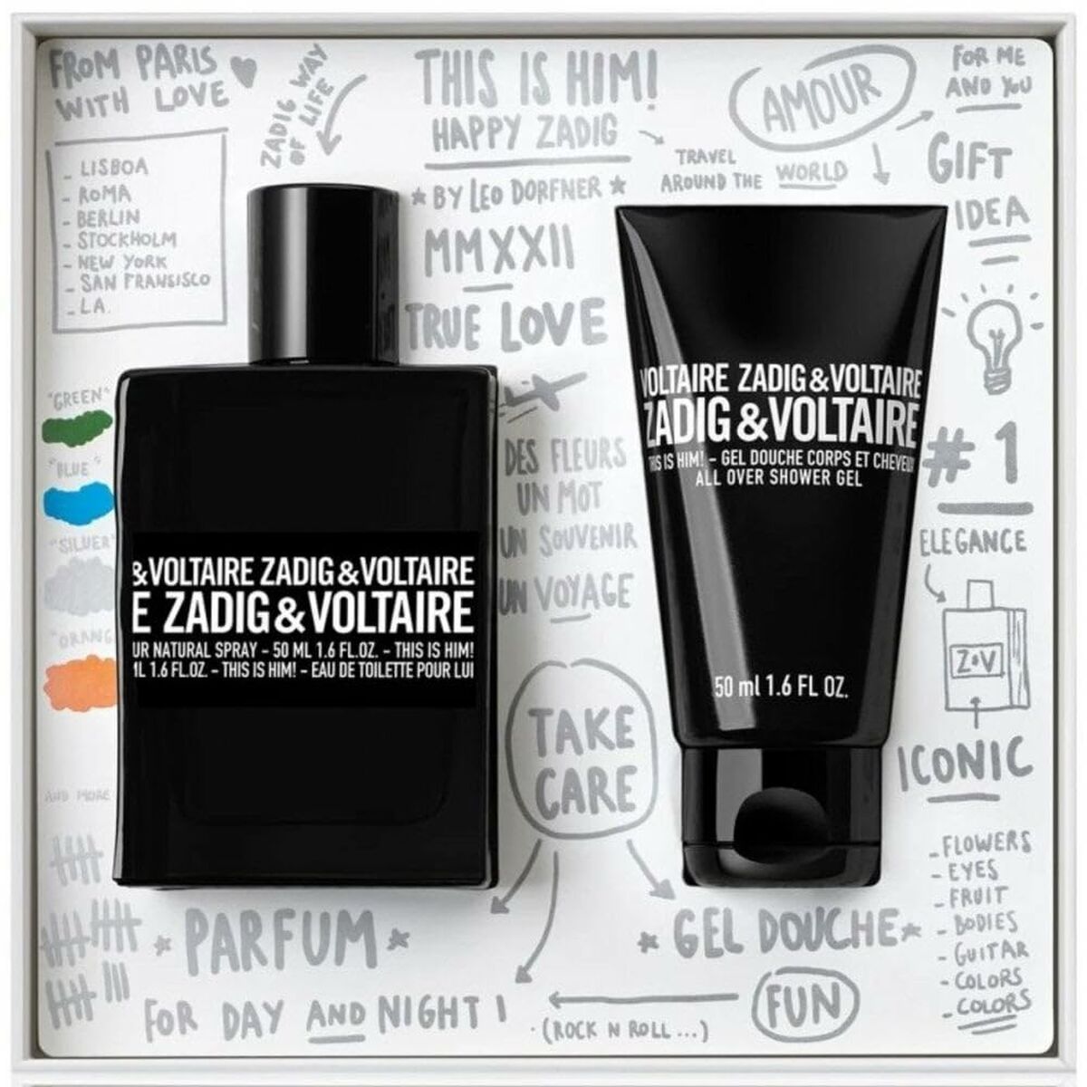 Set de Perfume Hombre Zadig & Voltaire This is Him 2 Piezas