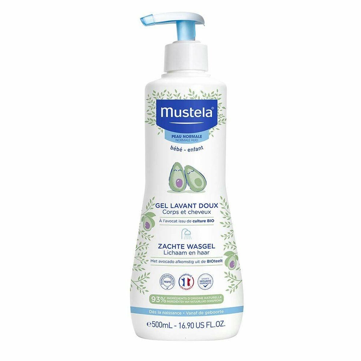 Gel y Champú Infantil para Piel Atópica Mustela