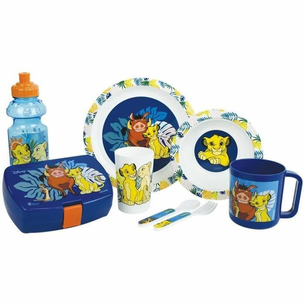 Set de Vajilla Fun House Melamina 8 Piezas