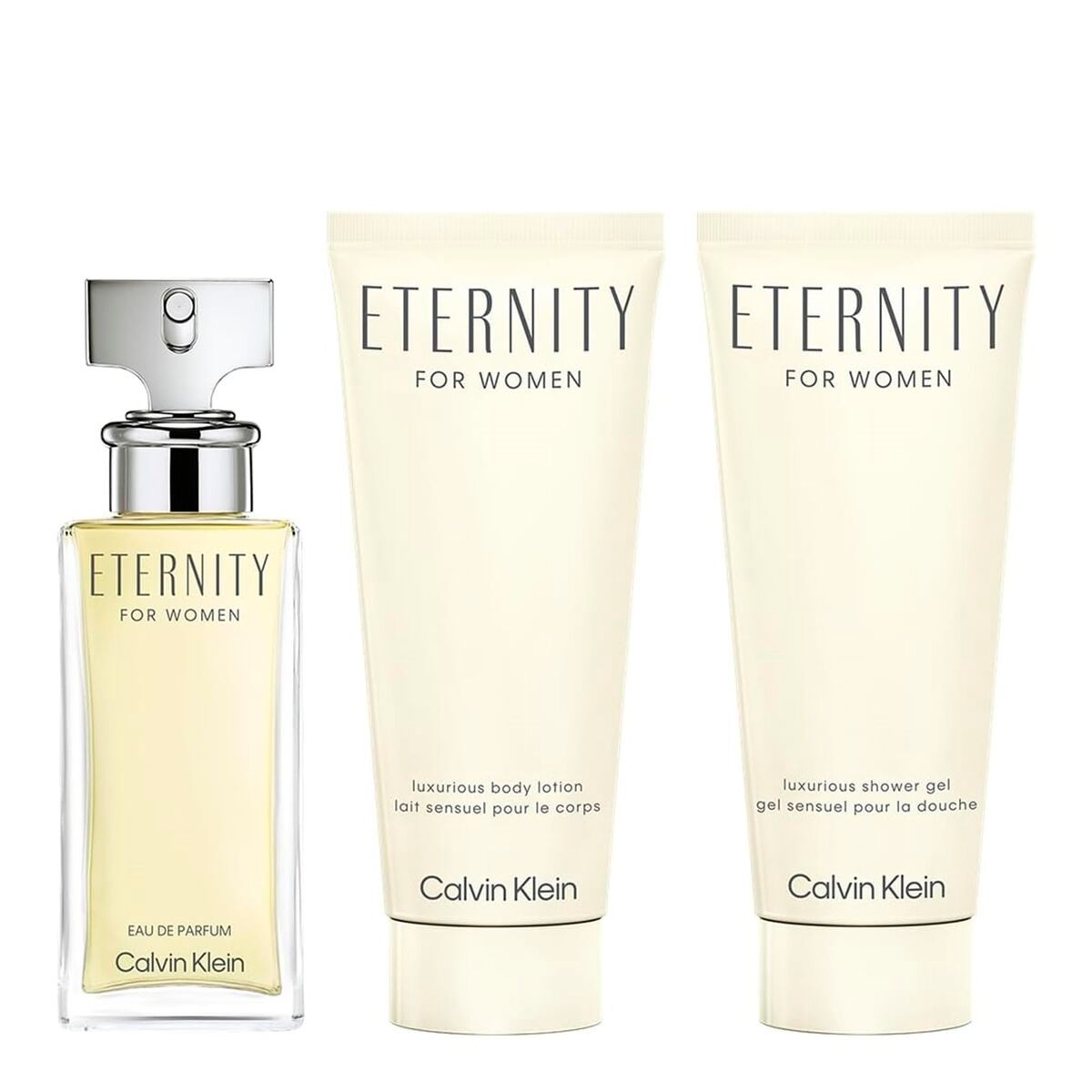 Set de Perfume Mujer Calvin Klein Eternity for Women 3 Piezas