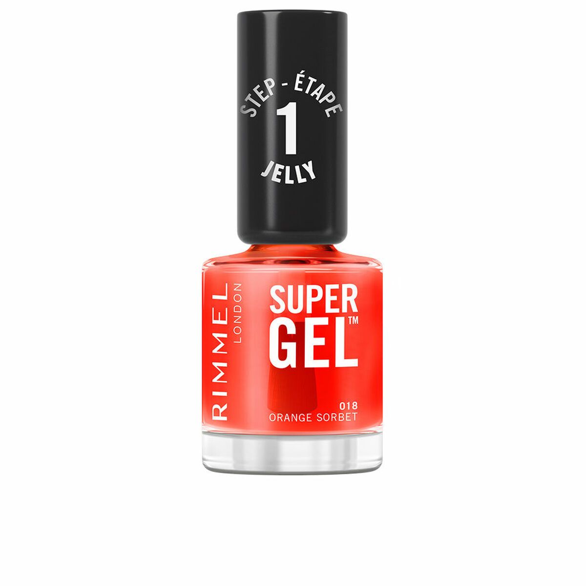 Esmalte de uñas Rimmel London RL SUPER GEL Nº 18-Orange Sorbet 12 ml
