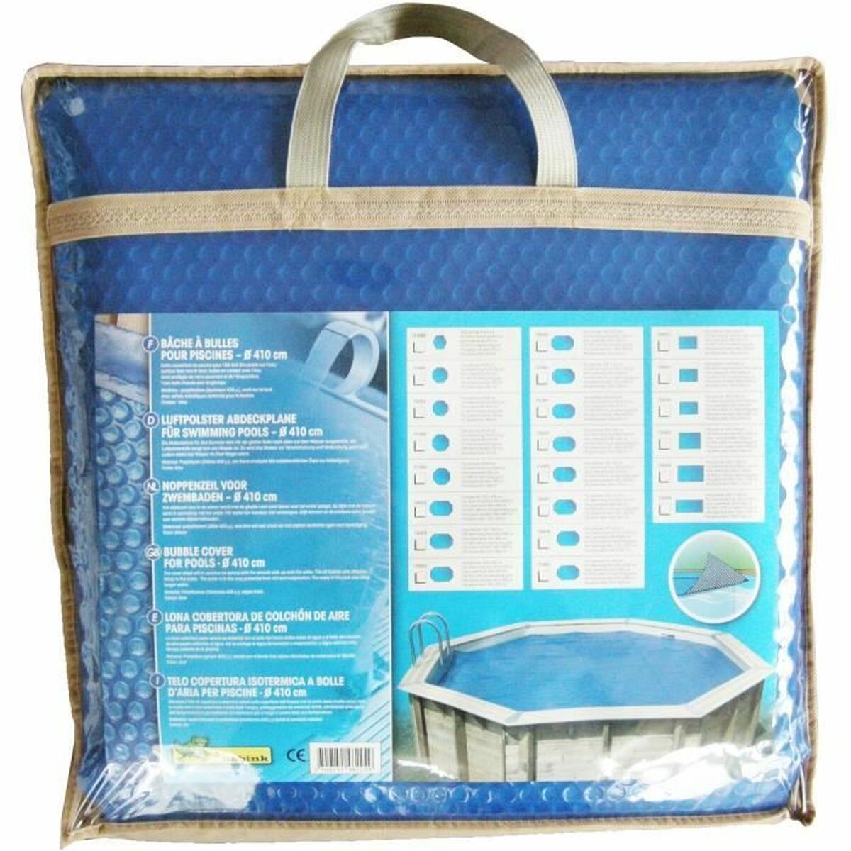 Cubrepiscinas Ubbink Azul