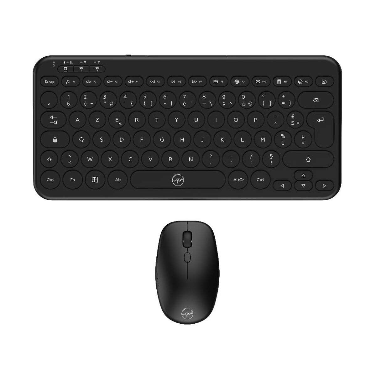 Teclado y Ratón Mobility Lab CP420W Mini Negro AZERTY