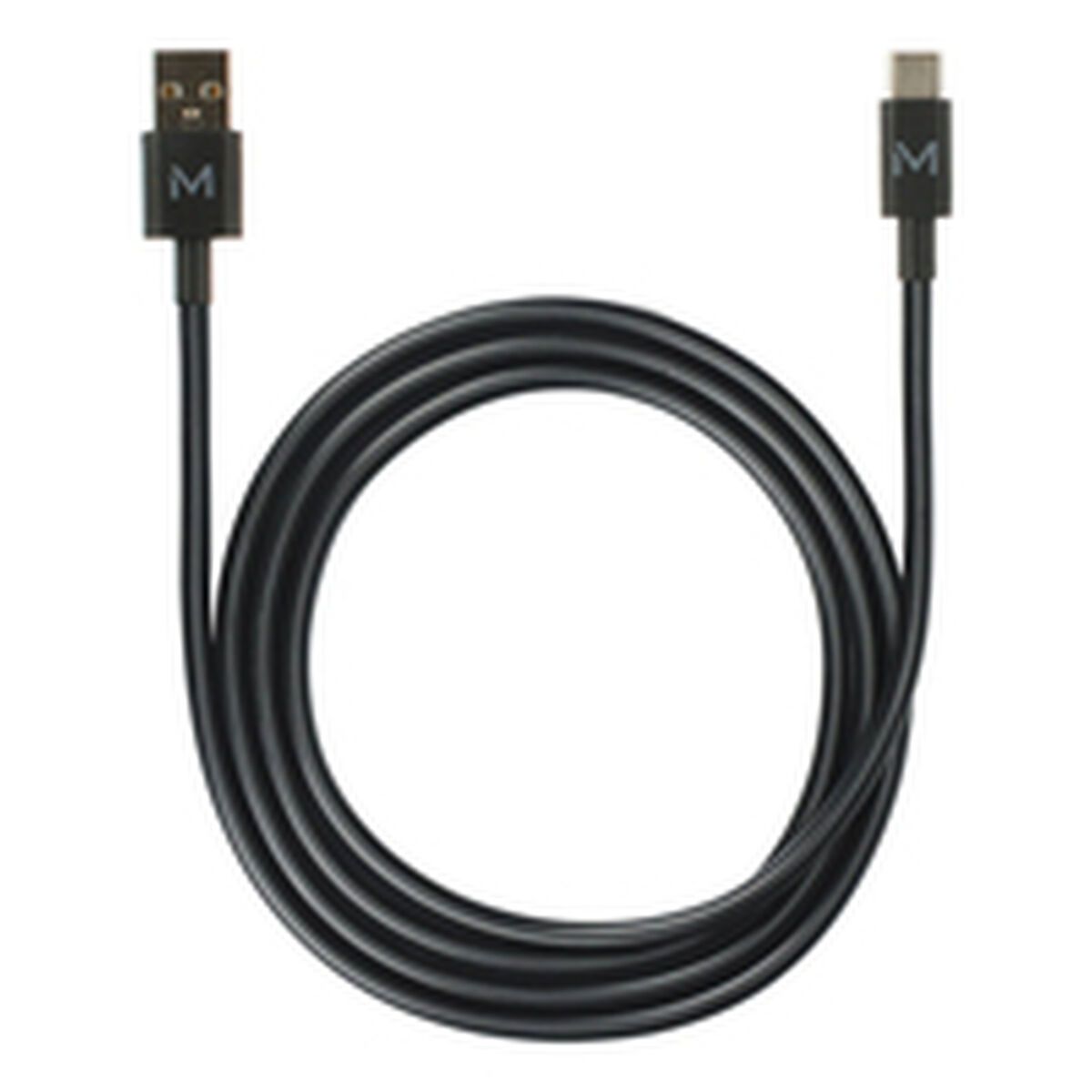 Cable USB Mobilis 020013 Negro 1 m