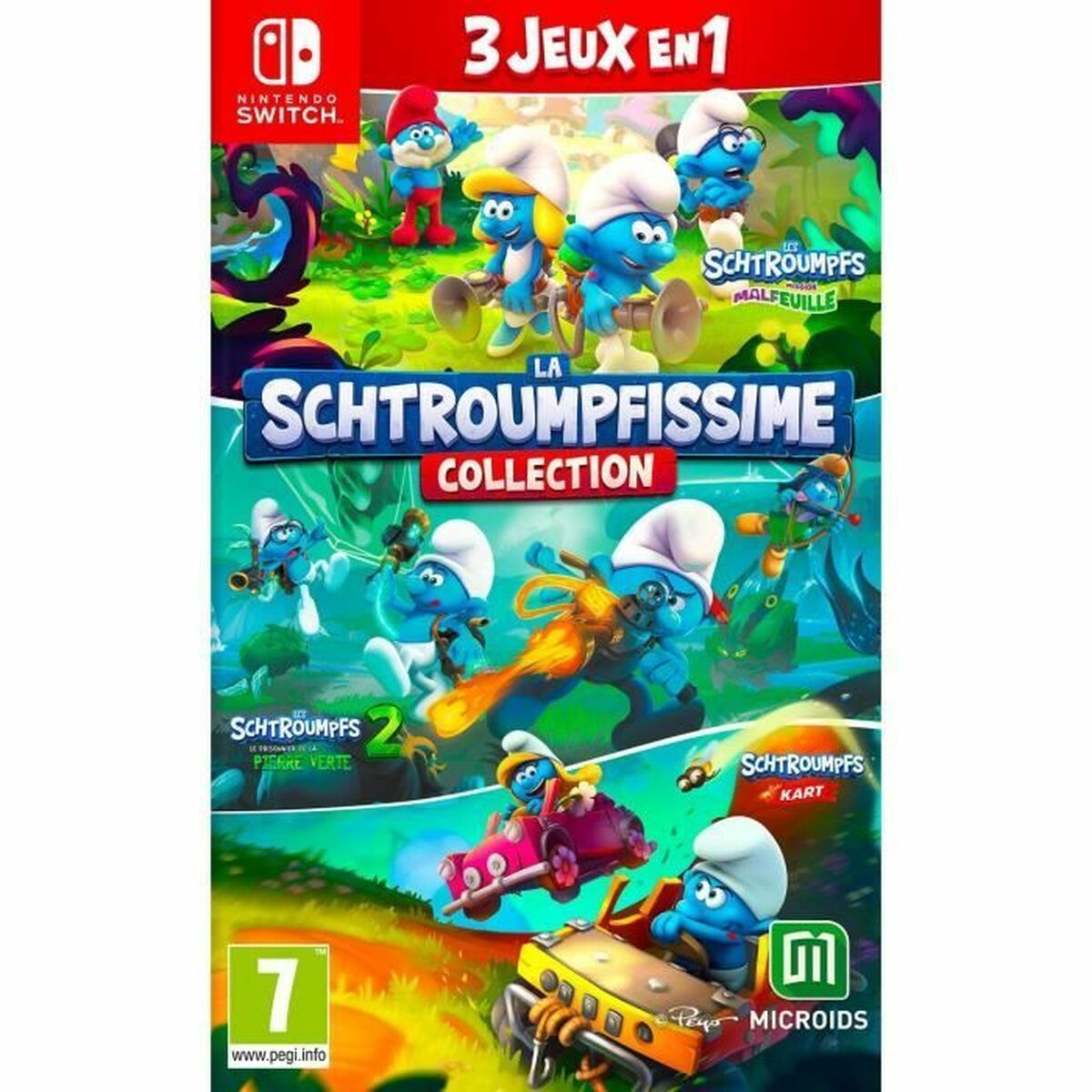 Videojuego para Switch Microids La Schtroumpfissime Collection