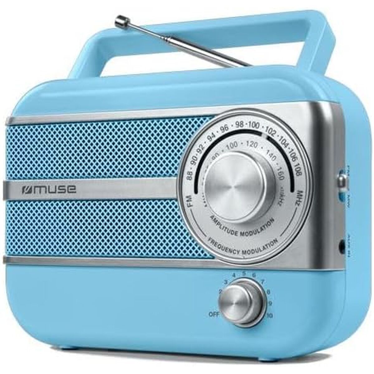 Radio Muse M056AG Azul AM/FM Retro