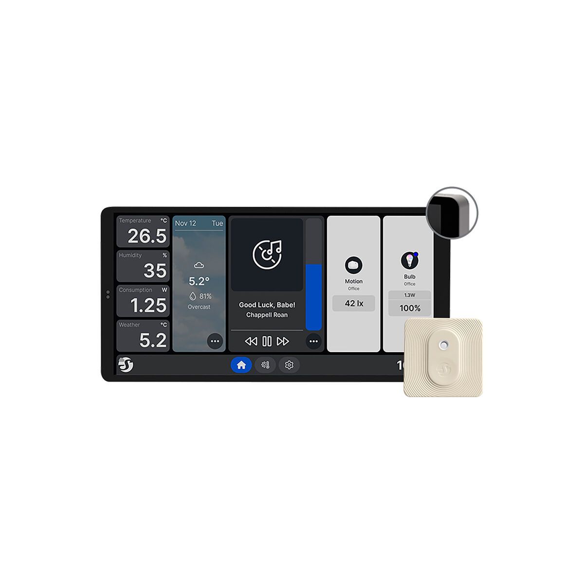 Panel de control Shelly WALL DISPLAY X2(SL)+BLUHT(IVO)
