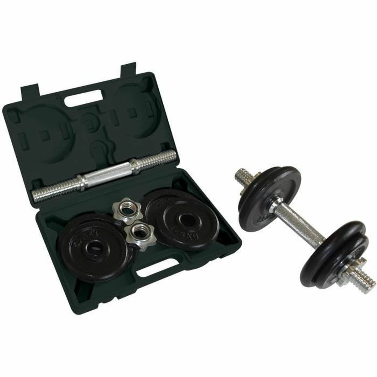 Mancuernas Schildkröt Negro 10 kg 2 Piezas