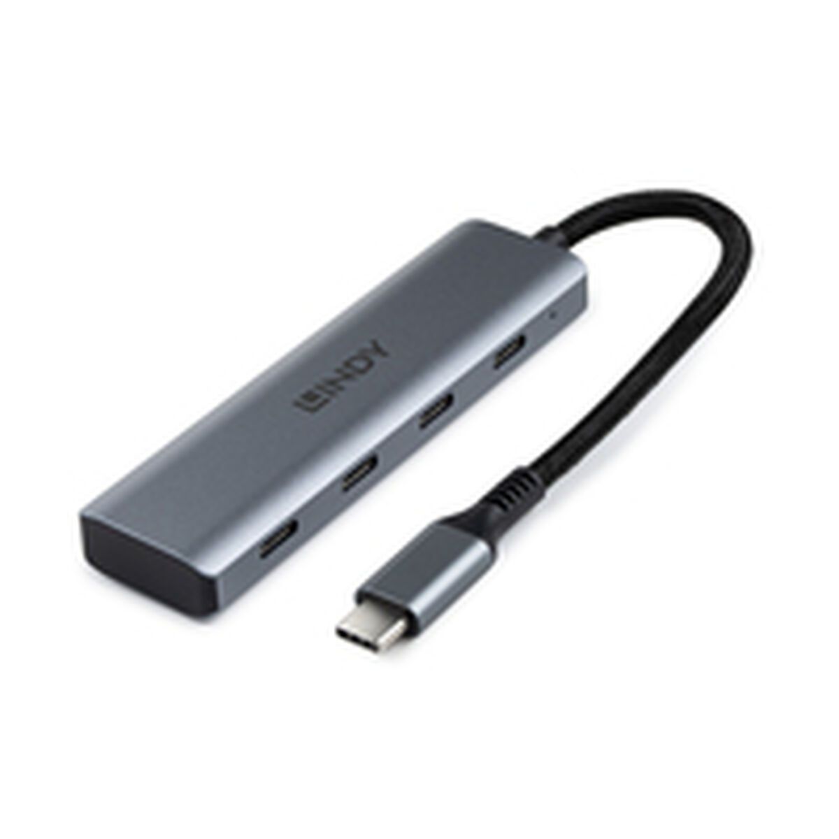 Hub USB LINDY Gris