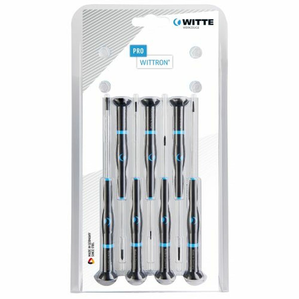 Set de destornilladores de precisión WITTE Phillips Plana