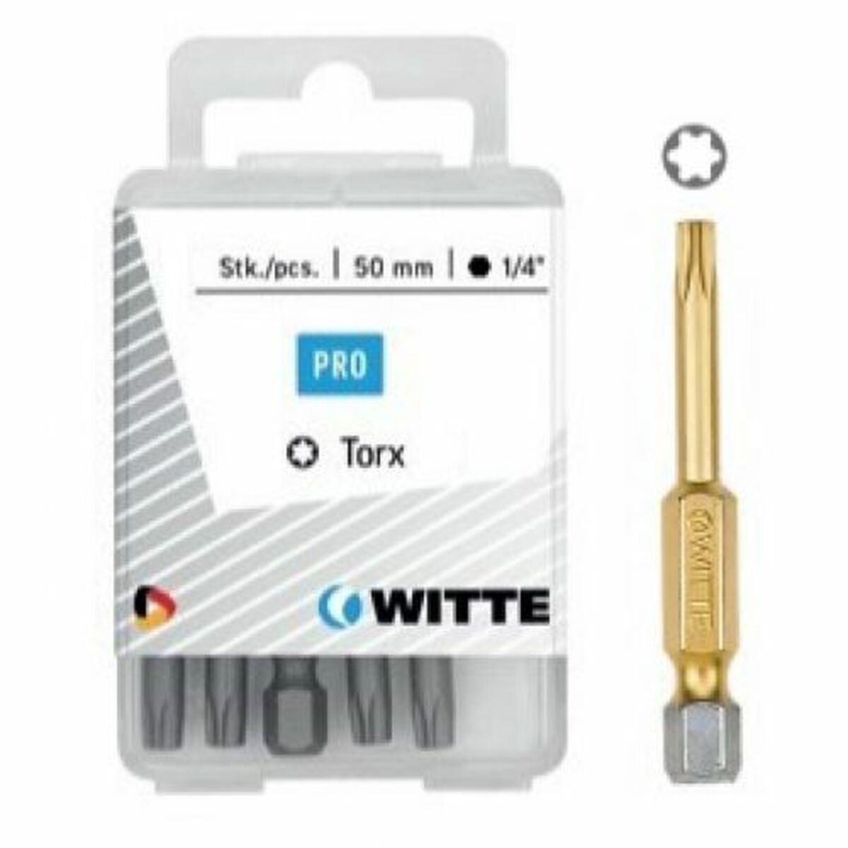 Juego de puntas WITTE TX Torx 5 Unidades