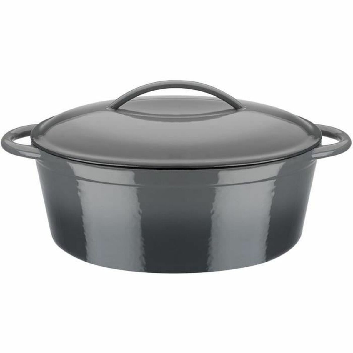 Cacerola Con Tapa GSW Gris Hierro Fundido