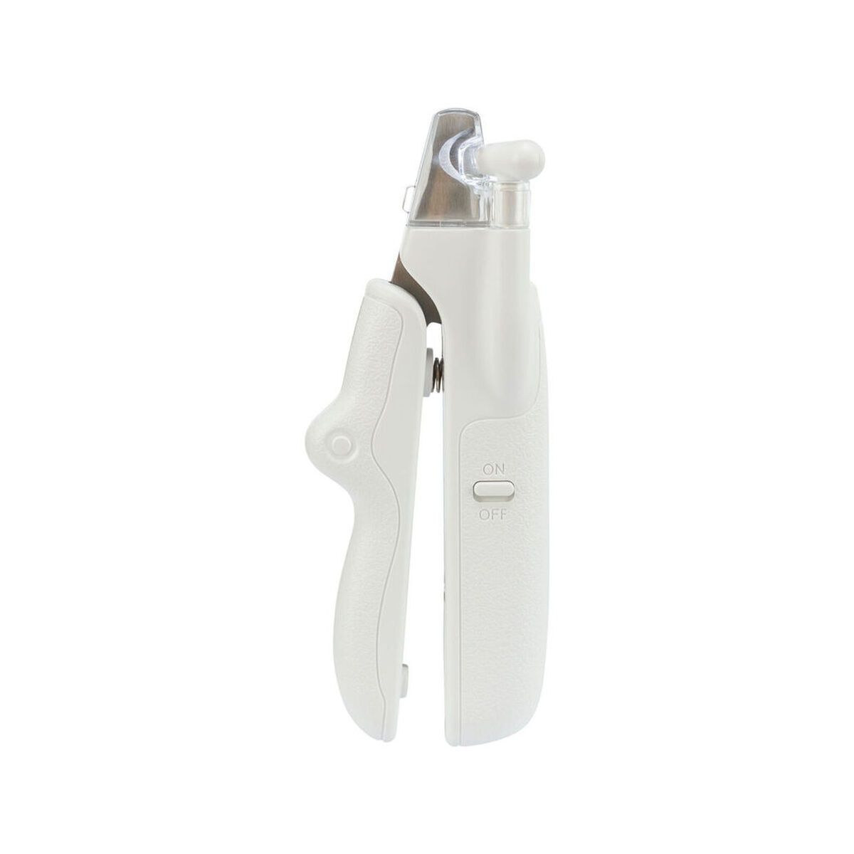 Cortaúñas con LED para Mascotas Trixie Acero Inoxidable Plástico 15 cm Blanco